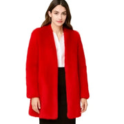 Bethenny Frankel New York City statement fur coat look