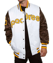 San Diego Padres Brown and White Jacket