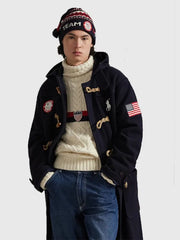 Polo Ralph Lauren Team USA Flagbearer Toggle Coat – Men’s Navy Winter Olympics Wool Duffle Coat