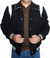 Byron Collar Letterman Varsity Baseball Jacket for College & Casual Wear