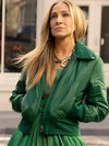 Carrie Bradshaw Green Bomber – And Just Like That