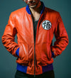 Dragon Ball Z Orange Leather Jacket – Anime Look