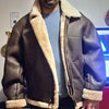 Men’s B3 Bomber Jacket | WWII Shearling Sheepskin Leather Aviator Coat