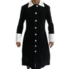 Wednesday Inspired Gothic Dress, Black Velour Halloween Costume, Spooky Season Outfit for Women