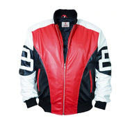 8 Ball Pool Lightweight Bomber Leather Jacket