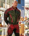 Dwayne Johnson Red One Leather Jacket