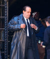The Penguin Oswald Cobblepot Black Leather Coat
