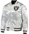 Raiders Las Vegas Silver Jacket