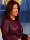 Ana Navarro The View 2025 Leather Blazer