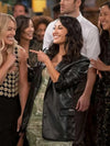 Francia Raisa How I Met Your Father Leather Blazer