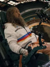 Project Hail Mary Ryan Gosling Rainbow Stripe Zipper Hoodie