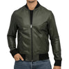 Finn Leather Bomber Jacket