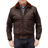 Iconic US Navy G-1 Flight Jacket with Removable Collar