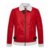 Raven Red Aviator Shearling Jacket