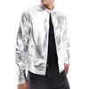 Walter Silver Leather Biker Jacket