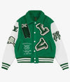 Louis Vuitton Green & White Varsity Letterman Jacket