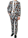 Grey Halloween Pumpkin Suit