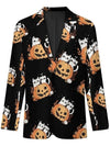 Halloween Pumpkin and Magic Cats Blazer