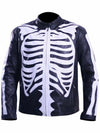 Skeleton Bones Halloween Cosplay Black Jacket