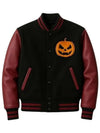 Fire Pumpkin Varsity Jacket