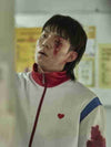 In-soo Yoo All of Us Are Dead White Poly Cotton Jacket