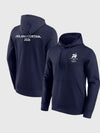 Winter Olympics 2026 Front & Back Logo Graphic Hoodie – Navy