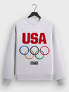 Winter Olympics 2026 Kith for Team USA Raglan Nelson Crewneck Sweatshirt