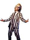 Michael Keaton 2024 Beetlejuice Striped Suit