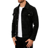 Brian Suede Trucker Sherpa Jacket