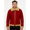 Ryan Reynolds Spirited Shearling Leather Jacket